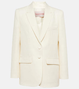 Valentino Toile Iconographe Cr√É¬™pe Couture blazer