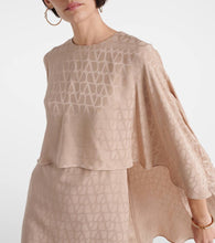 Valentino Toile Iconographe silk jacquard minidress