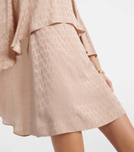 Valentino Toile Iconographe silk jacquard minidress