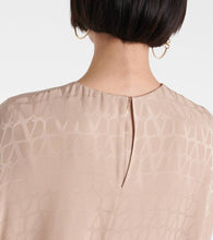 Valentino Toile Iconographe silk jacquard minidress