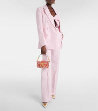 Valentino Double-breasted wool and silk blazer