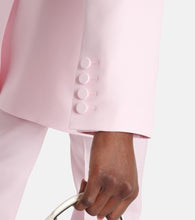 Valentino Double-breasted wool and silk blazer