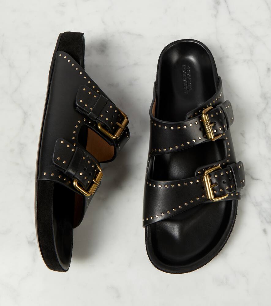 Isabel Marant Lennyo leather slides