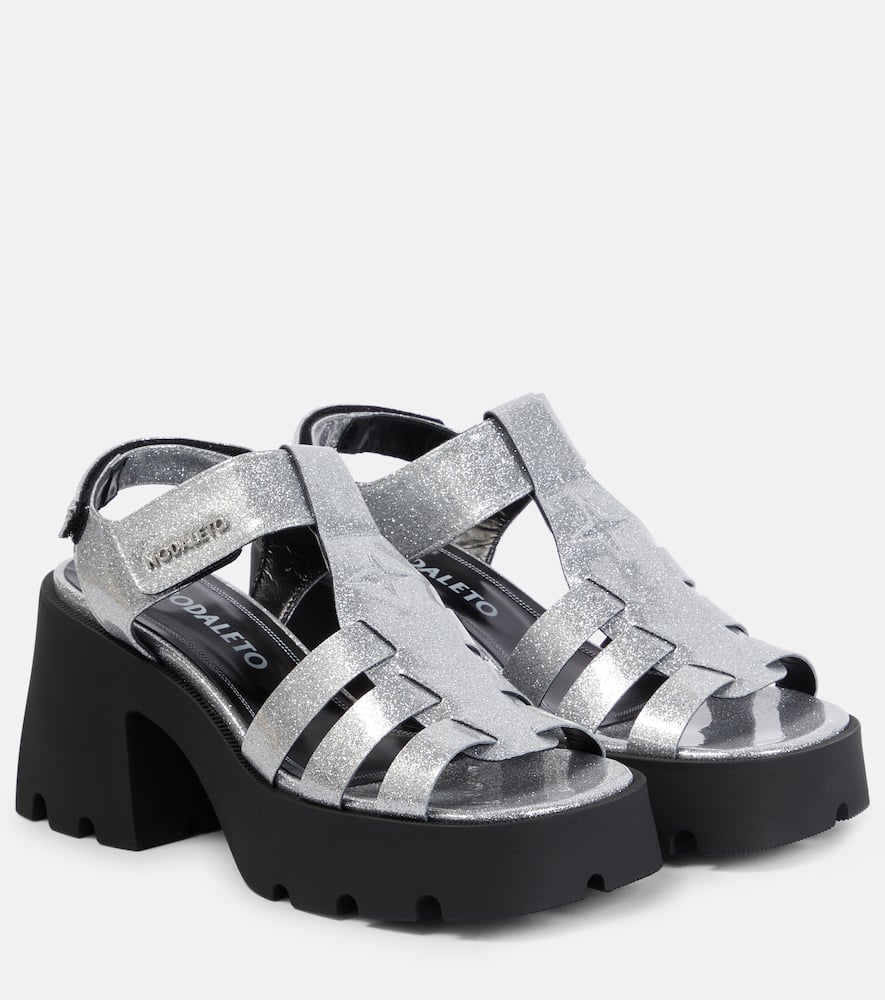 Nodaleto Bulla Emma glitter platform sandals