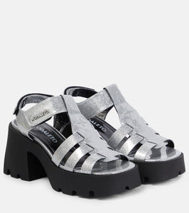 Nodaleto Bulla Emma glitter platform sandals