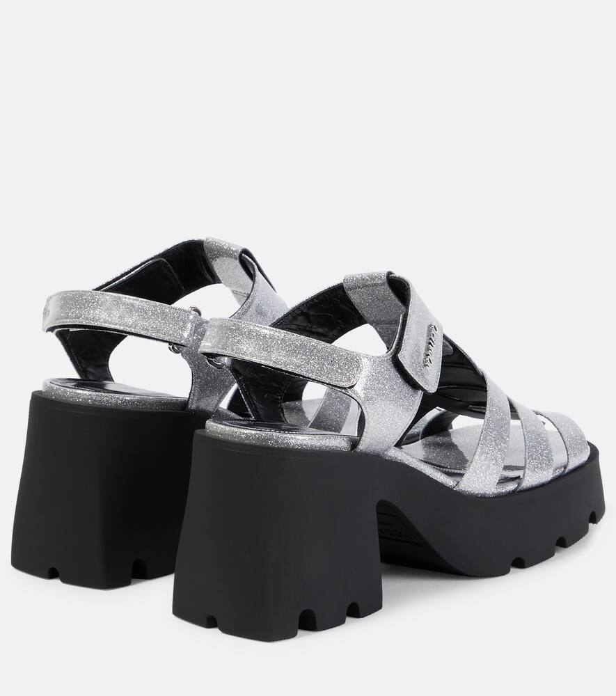 Nodaleto Bulla Emma glitter platform sandals