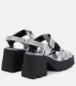 Nodaleto Bulla Emma glitter platform sandals