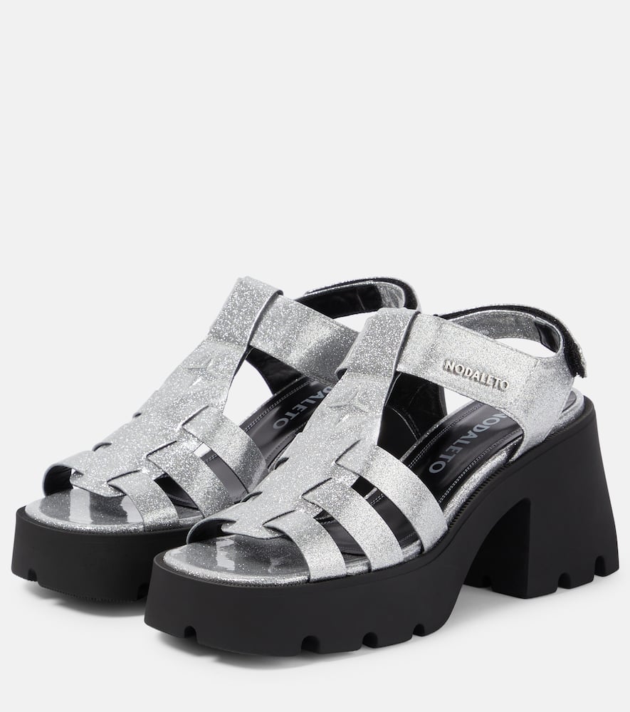 Nodaleto Bulla Emma glitter platform sandals