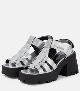 Nodaleto Bulla Emma glitter platform sandals