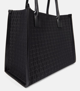 Christian Louboutin By My Side E/W Large canvas tote bag
