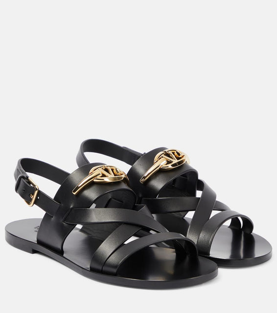 Valentino Garavani VLogo Signature leather sandals