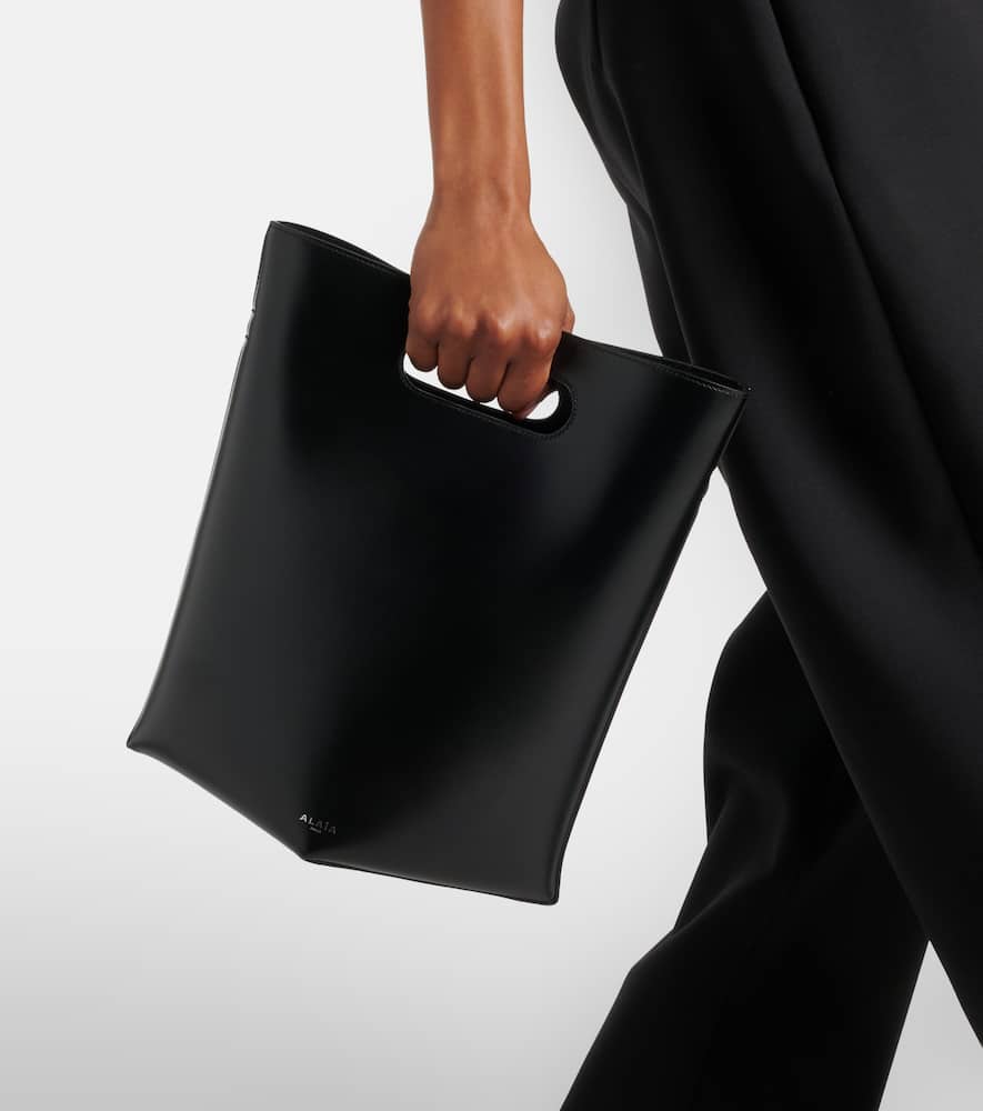 Alaia Folded leather tote bag