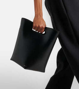 Alaia Folded leather tote bag