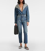 Alaia Folded embellished suede tote bag