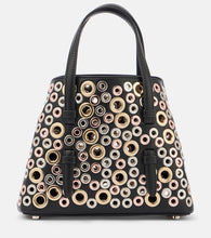 Alaia Mina 20 embellished leather tote bag. Shop Alaia Top-Handle Bags for women now.
