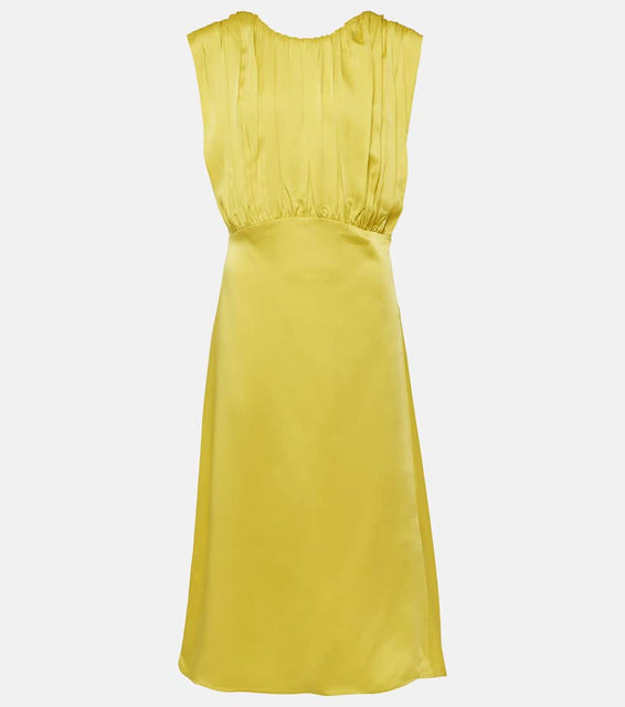 Jil Sander Gathered midi dress