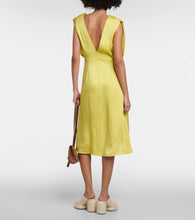 Jil Sander Gathered midi dress