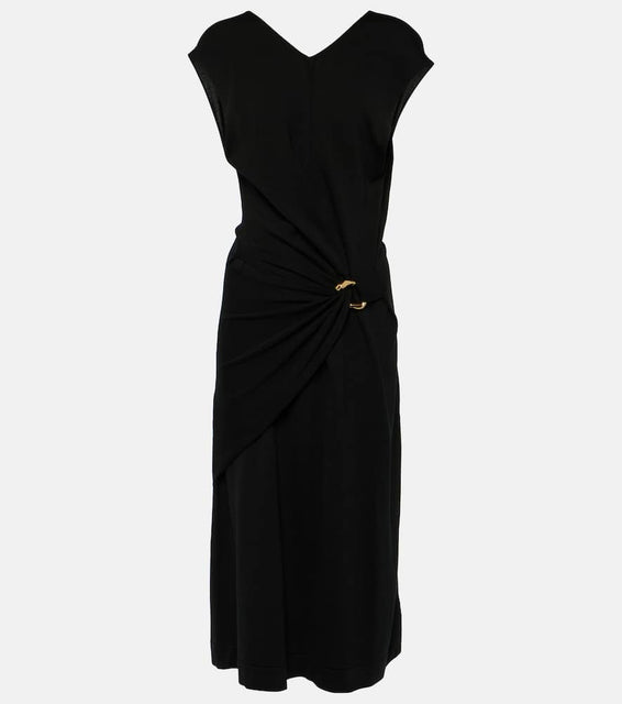 Jil Sander Virgin wool midi dress