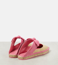 Jimmy Choo Reka leather-trimmed espadrilles
