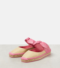 Jimmy Choo Reka leather-trimmed espadrilles