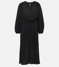 Marant Etoile Lydie ruched crêpe midi dress
