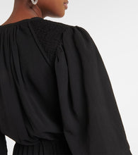 Marant Etoile Lydie ruched crêpe midi dress