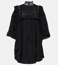 Isabel Marant Zakae ruffle-trimmed silk minidress