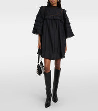 Isabel Marant Zakae ruffle-trimmed silk minidress