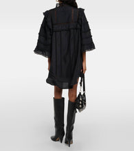 Isabel Marant Zakae ruffle-trimmed silk minidress