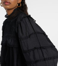 Isabel Marant Zakae ruffle-trimmed silk minidress
