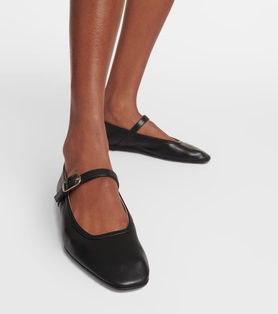 Le Monde Beryl Leather Mary Jane ballet flats