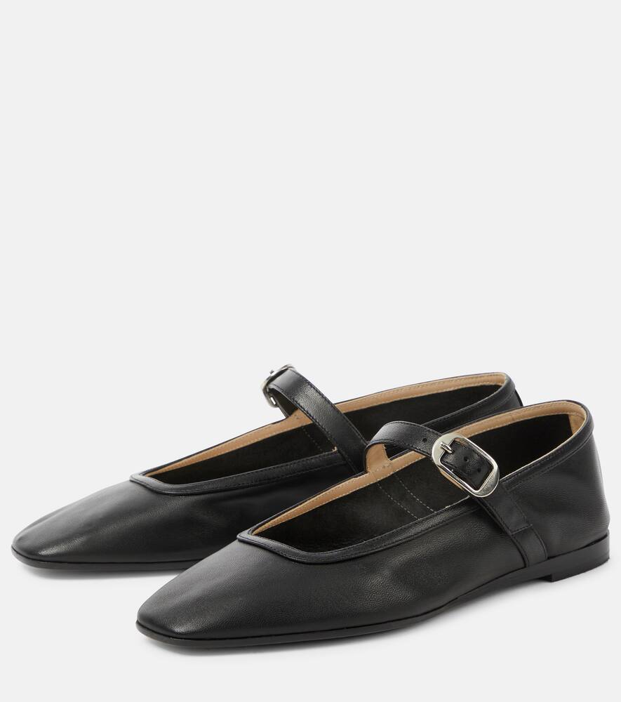 Le Monde Beryl Leather Mary Jane ballet flats