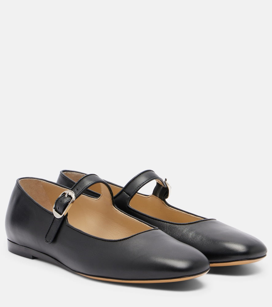 Le Monde Beryl Leather ballet flats