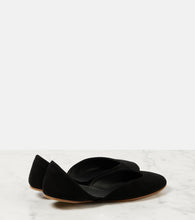 The Row Gemma suede ballet flats