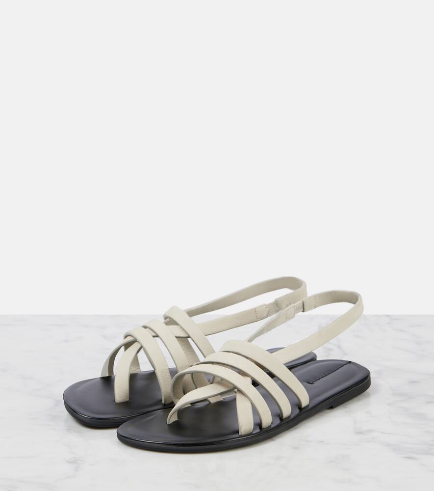 The Row Line leather slingback sandals