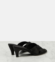 The Row Soft Knot 65 satin mules