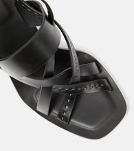 Max Mara Seamhighsan 90 leather sandals