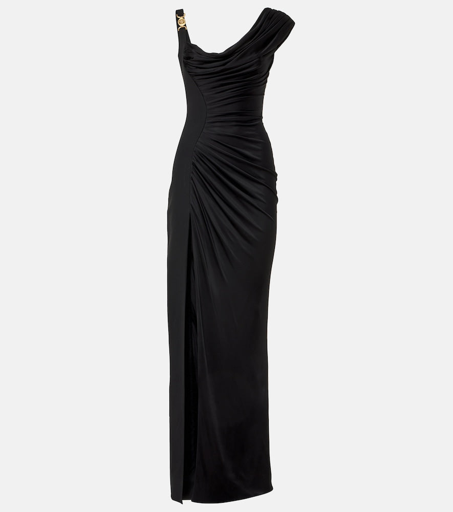 Versace Medusa '95 draped jersey and  gown. 范思哲美杜莎95款垂褶针织衫和礼服
