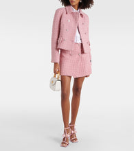 Versace Double-breasted boucl√É¬© tweed jacket