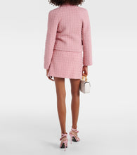 Versace Double-breasted boucl√É¬© tweed jacket