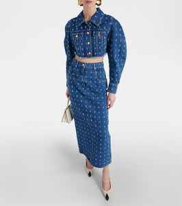 Nina Ricci Cropped denim jacket