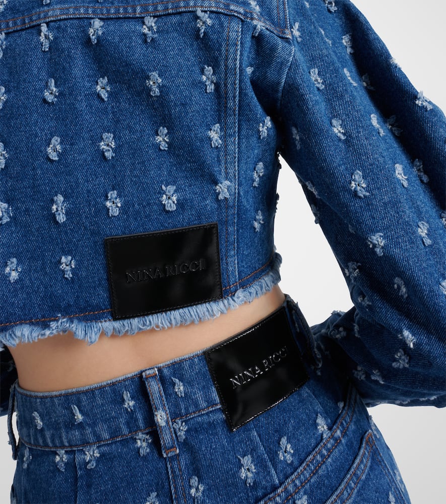 Nina Ricci Cropped denim jacket