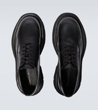 Alexander McQueen Tread leather Derby shoes