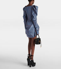 Vivienne Westwood Bow-detail checked minidress