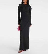 Jacquemus Sabre jersey maxi dress