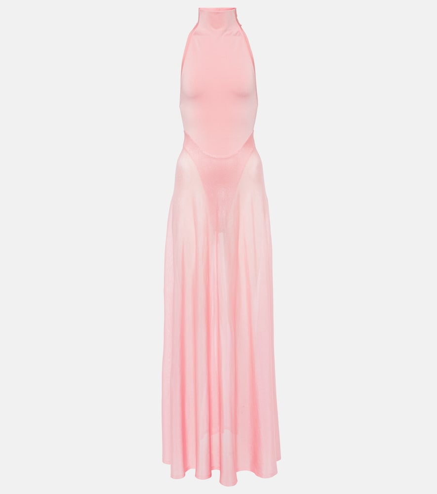 Alaia Turtleneck maxi dress. Alaia 高领长款连衣裙