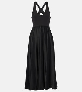 Alaia Cotton-blend midi dress