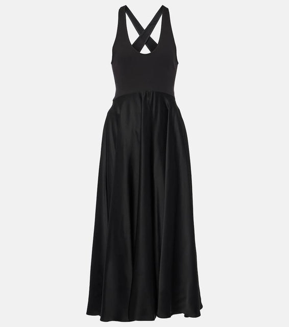 Alaia Cotton-blend midi dress