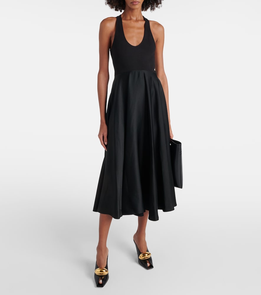 Alaia Cotton-blend midi dress