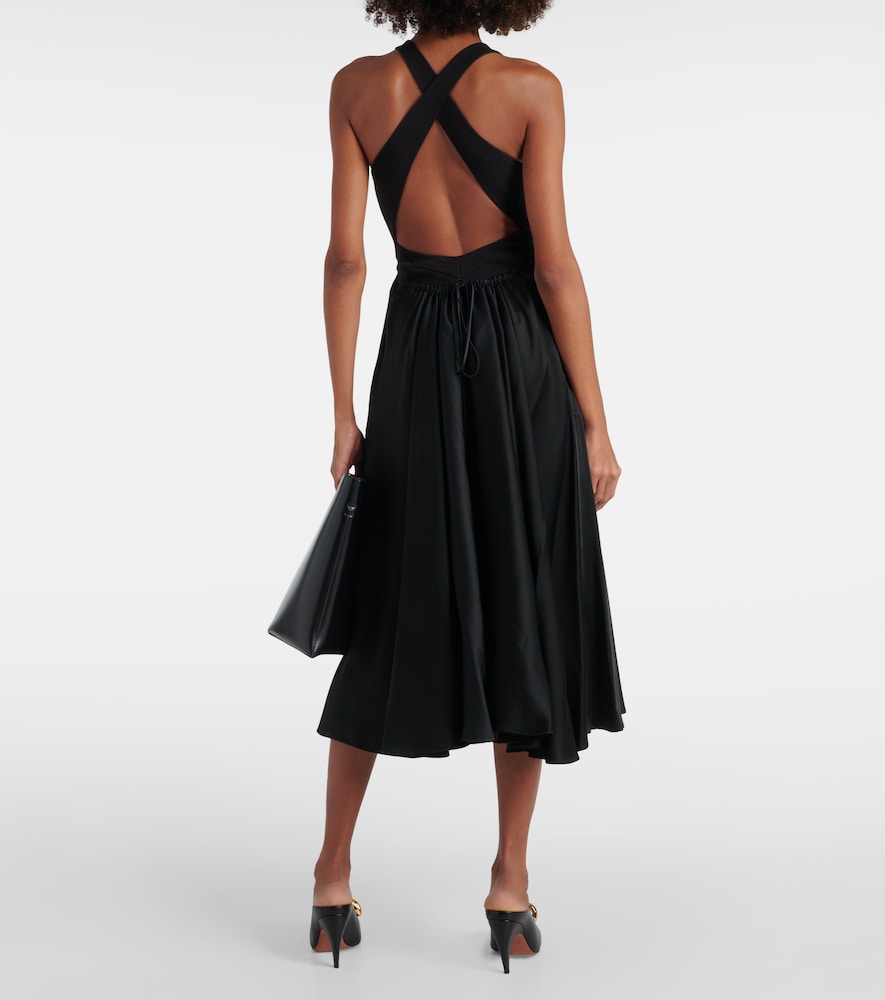 Alaia Cotton-blend midi dress